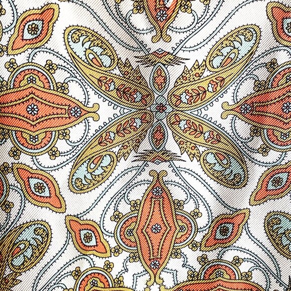 NEW CHICO'S SILK MULTICOLOR PAISLEY PRINT TUNIC BLOUSE SIZE: 22 - Picture 6 of 7